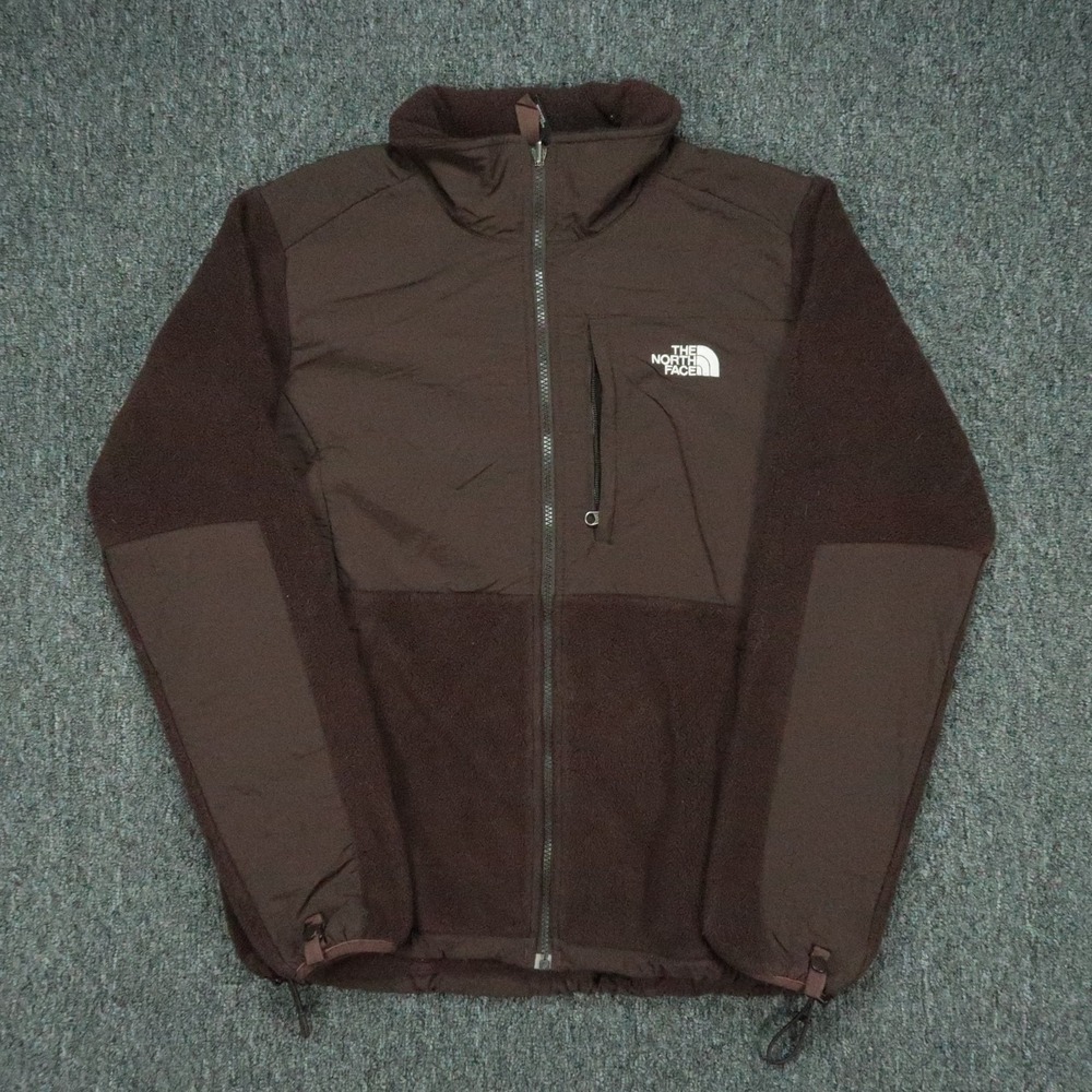 The North Face Jacket Womens Large Brown Denali Fleece Polartec Full Zip Outdoor